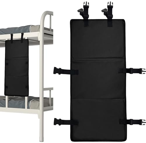 Hochbett-Leiterabdeckung, Leiterschutz mit verstellbaren Schnallen, faltbares Design – Verhindert unbefugten Zugang - Schwarz