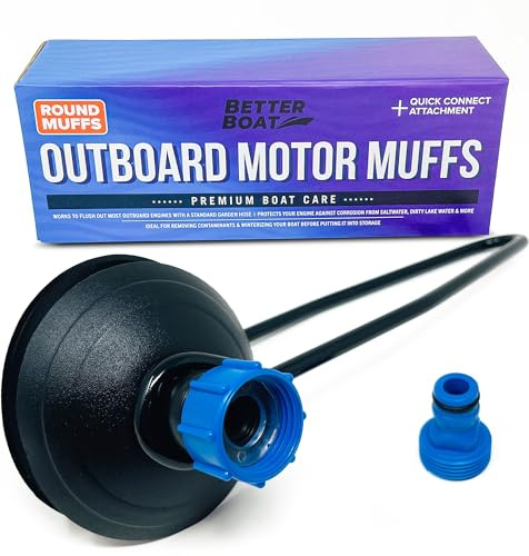 Outboard Motor Muffs Round, Boat Motor Water Muffs Ear Flusher, Better Boat