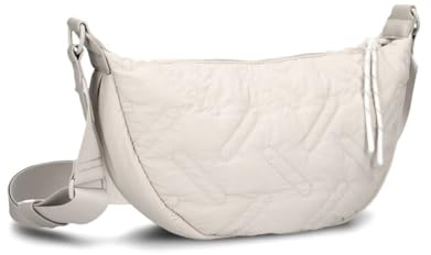 Zwei Damen Puffer Tasche Cleo CL50 gesteppte moonbag 2 Liter wasserabweisende quilted Puffy Bag Halbmond-Form, recyceltes Nylon, Stepptasche tragbar als Umhängetasche oder crossbody