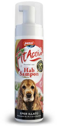 FitActive - Hundeshampoo - Trockenshampoo - Trockenhaut - Erdbeerduft - 200ml