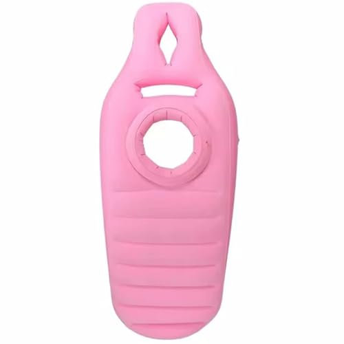 ZGantrix Yogamatte Für Schwangere, Bequeme, Beflockte, Aufblasbare PVC-Matratze Mit Loch, Bequemes Ganzkörperkissen, Schwangerschaftskissen Zum Schlafen,Pink