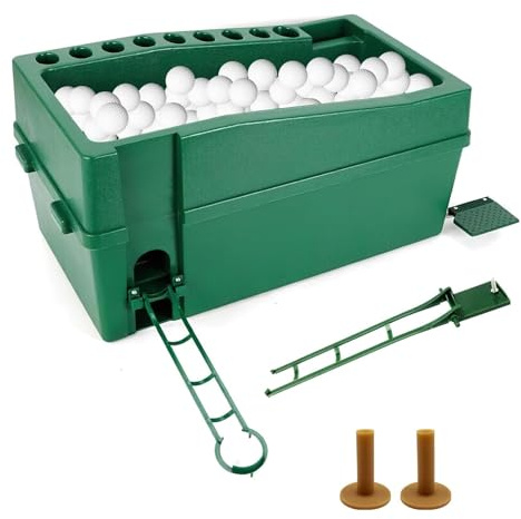 SanBouSi Golfball Spender Automatische Abschlagmaschine Kein Strom Erforderlich Golf Ball Spender Golf Training