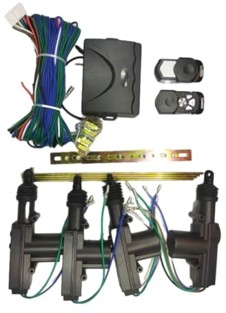 Riloer Kit de bloqueo centralizado para coche con entrada remota sin llave, compatible con la mayoría de vehículos de 12 V