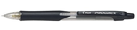 Pilot Progrex Druckbleistift, schwarzer Rand, 0,3 mm Mine