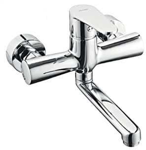 Hochwertige Designer Spültischarmatur-Spülbeckenarmatur-Küchenarmatur-Hochdruckarmatur-Einhebelmischer -Wandarmatur-(Zweiloch)-Modell:ALGEO-BAG3