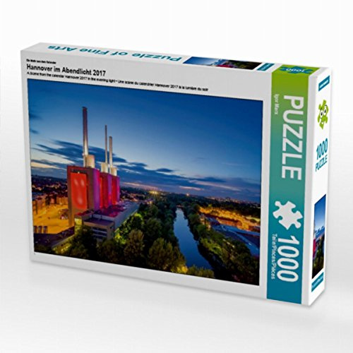 CALVENDO Puzzle EIN Motiv aus dem Kalender Hannover im Abendlicht 2017 | 1000 Teile Lege-Größe 64 x 48 cm Foto-Puzzle für glückliche Stunden