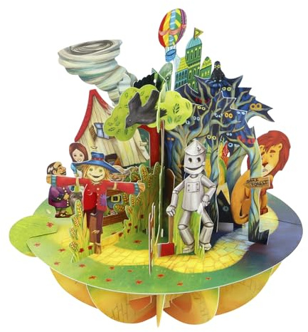 Wizard of OZ 3D pop up-kort
