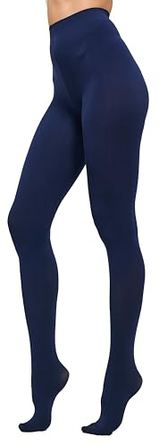 HeyUU Damen 80D Ultra Weiche Blickdichte Strumpfhose Microfaser Stützstrumpfhosen mit 29 Farben