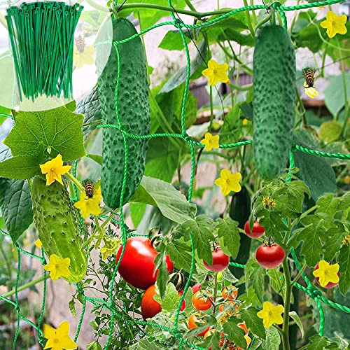 Red de jardín, Red Plantas, Malla Vegetal para Frijol de Guisante, Red De Enrejado De Plantas, Plantas trepadoras Red, para Verduras Frutas Pepino Tomates Plantas de Vid (2 * 5m)