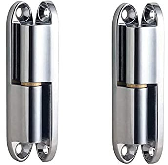 2 Pièces Paumelles Charnière Inox Visser pour Porte - Box, Cabanon, Fenêtre, Clôture