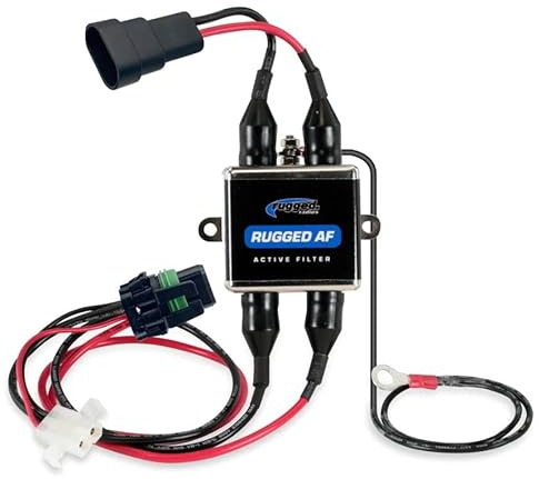Rugged Active Noise Filter for Two Way Mobile Radios with Waterproof Radio Connectors - Compatible with M1 / GMR25