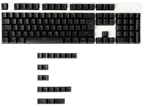 YMDK 123 Deutsch ISO Double Shot PBT Shine Through OEM Profile Keycap Set für MX Switches 68 84 96 61 87 104 Mechanische Tastatur