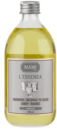 Mami Milano Profumo Concentrato per Bucato - Essenza Concentrata per Lavatrice e Tessuti - Fragranza Persistente (Sandalo, 500 ml)