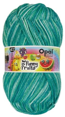 Opal - Opal Funny Fruits 11412 (425m) 4-Lagig Langlebig Socke Garn - 1x100g