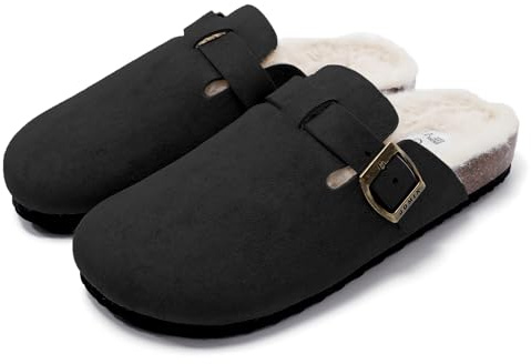 JOMIX Sabot Donna Eleganti Punta Chiusa Sottopiede Peloso