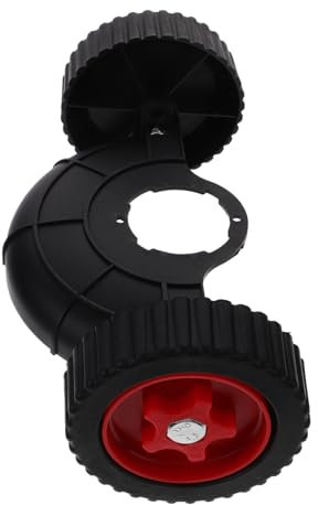 BEBEMOKO Stützräder Für Rasenmäher Und Schubkarren Langlebige Ersatzrollen Aus Robustem Material Gartengeräte Zubehör Multifunktional Für Handrasenmäher Und Mehrzweckwagen