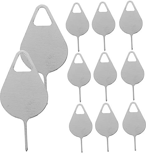 NAMOARLY SIM Pins Aus Edelstahl 3,2cm Mit Aufhängeloch 100 Stück Universelle SIM Karten Auswerfer Für Smartphones Und Tablets