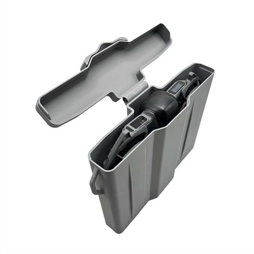 für DJI Neo2 Tragetasche - Kratzfeste und stoßfeste Aufbewahrungstasche aus PU-Leder, tragbare wasserdichte Hartschale für Drohne, Akku, Ladegerät und Zubehör, Grau, grau, 1 Stpck