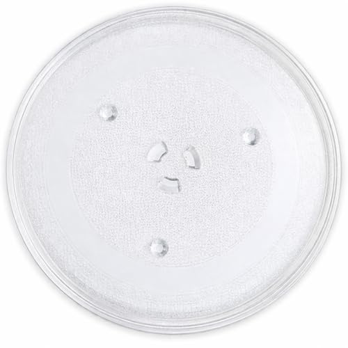 Piatto Microonde Universale 31,5 cm in Vetro Temperato – Girevole con 3 Fissaggi – Compatibile con Candy, Hoover, Bosch, Siemens, Hotpoint e Altri Modelli – Cod. 49016762