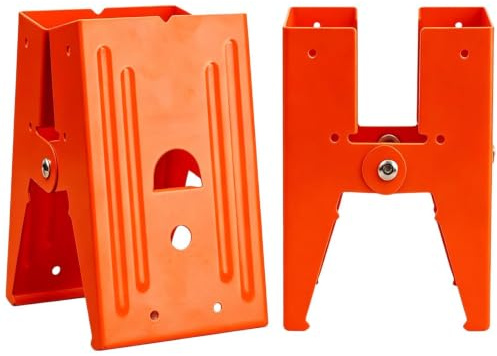 Soportes para caballo de sierra, 2 piezas, conectores de sujeción de metal,