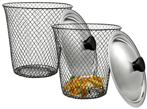 Compostador Enterrado, Cubo De Abono De Malla Metálica De 2 Piezas para Res