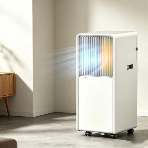 LCAIHONG Climatizador Portatil Aire Acondicionado 4 en 1 con Bomba de Calor, Deshumidificador y Ventilador, Inverter Silencioso con Control Inteligente, Filtro Antipolvo, P5