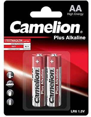 PILAS CAMELION AA LR6, PLUS ALKALINE, 2 PC(S)