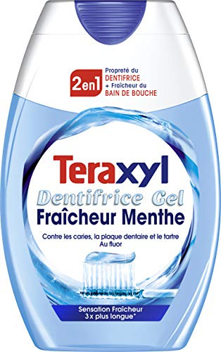 Teraxyl Dentifrice Gel 2en1, Fraîcheur Menthe, 75ml