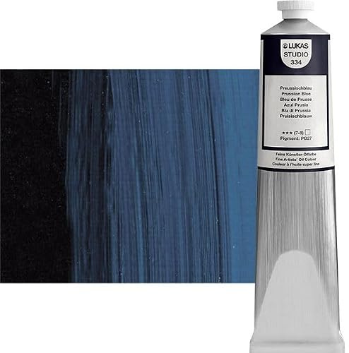 LUKAS STUDIO OIL 200 ml, Ölfarbe in Premium-Qualität, Farbton Preussischblau