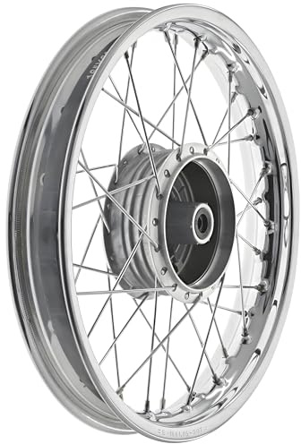 Speichenrad, 1,85x16 Zoll - Stahl verchromt - S53, S83, TS/SC, hinten - Breite Felge