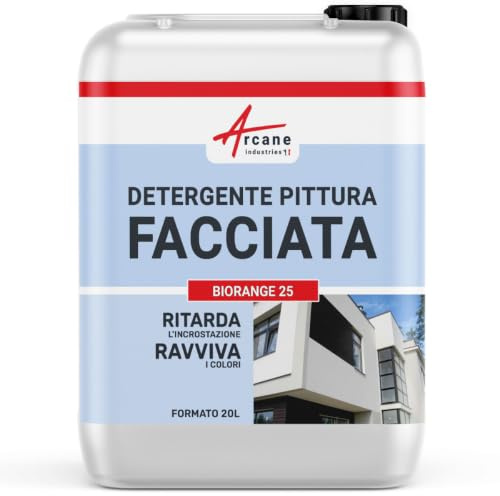 Nettoyant façade, rénovateur toiture, mur, crépis, plastique, rpe, peinture, enduits, béton, brique encrassée : Rénovateur facades - 20 L - ARCANE INDUSTRIES
