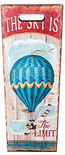 Rebecca Mobili Portaombrelli da ingresso, porta ombrello retro, bianco rosso azzurro, tessuto mdf, per ufficio e casa - Misure: 50 x 21 x 21 cm (HxLxP) - Art. RE4851