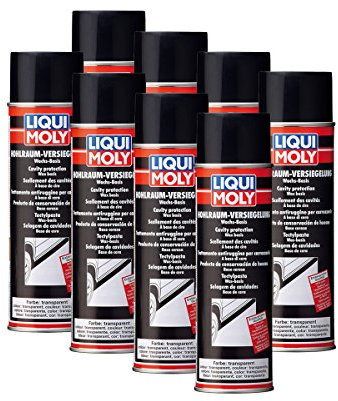 8x LIQUI MOLY 6115 Hohlraum-Versiegelung transparent (Spray) 500ml