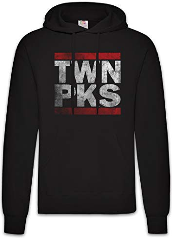Urban Backwoods Twn Pks Hoodie Sudadera con Capucha Sweatshirt Negro Talla L