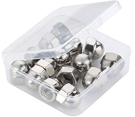 MewuDecor 3/8-16 Acorn Cap Hex Nuts, 15 PCS