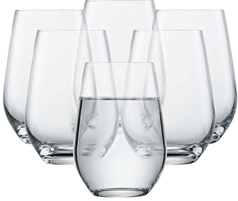 SCHOTT ZWIESEL Universalbecher Viña (6er-Set), vielseitig einsetzbare Trinkgläser, spülmaschinenfeste Tritan-Kristallgläser, Made in Germany (Art.-Nr. 114674)