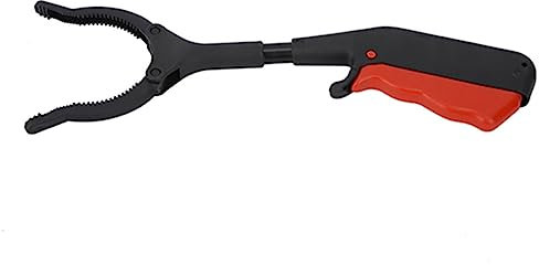 Foldable Long 11.6inch Foldable Pick Up Stick,Grabber Reacher Tool,Mouse Trash Pliers Picking Up Tool with Strong Grip Magnetic Tip for Elderly Reaching Tool