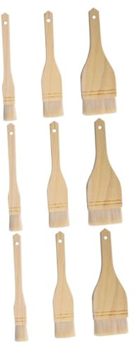 BESPORTBLE 9pièces Brosse Multi-Usage pour Barbecue Badigeonnage Huile Sauce Et Pâtisserie Accessoire Pratique pour Cuisine Et Grillades