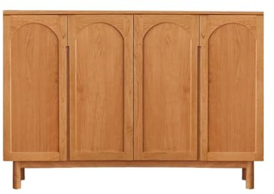 ENGENDER Zapatero para Entrada Zapatero de Madera de Cerezo, Almacenamiento Simple, Entrada, nórdico, hogar, vestíbulo Retro Multifuncional, gabinete de Almacenamiento Zapatero Independiente