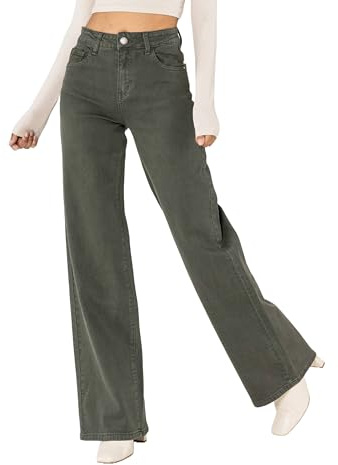 Nina Carter J251 Jean femme taille haute, style vintage, M delgado