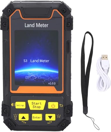 Misuratore di Territorio GNSS Ad Alta Precisione, Mini Strumento Portatile di Misurazione 'Area Terrestre Portatile con 4 modalità, Dispositivo di Misurazione del Misuratore di