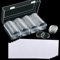 HNBTX münzkapseln 40mm,münzkapseln 2 Euro,münzetui,2 Euro münzen aufbewahrung,17/20/25/27/30/33/38/40 universal-aufbewahrungsbox +60 Innenpads,münzen aufbewahrung für münzsammlung bedarf