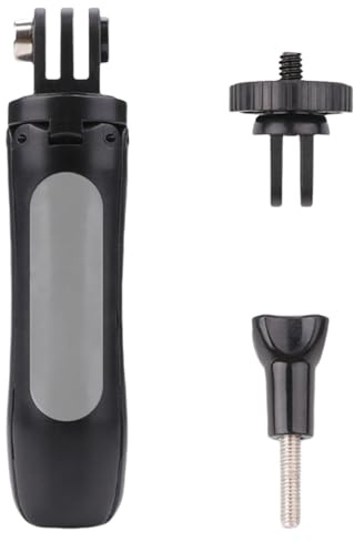 Trípode pequeño ajustable para fotografía al aire libre, aleación de aluminio ligero, sujeción segura de cámara, soporte plegable, patas de goma antideslizantes