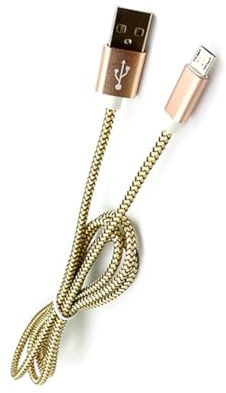 ROMISBABA Câble Micro USB Tressé Nylon Charge Rapide Transfert Données Haute Vitesse Compatible Téléphones et Tablettes avec Port Micro USB et Portable