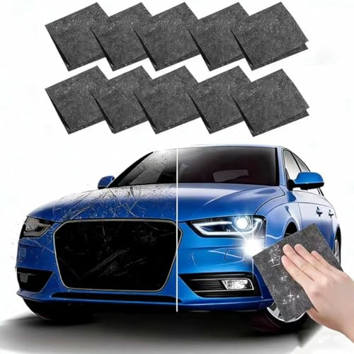 FixaPro Kratzer Entferner Auto, Fixapro Auto-Reinigungstuch Gegen Kratzer aller art,Magic Car Scratch Remover Für Fahrzeuge, Lackkratzer Einfach Reparieren (10Pcs)