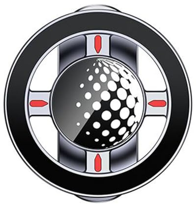 Magnetischer Golfwagen - Telefonhalter Ständer, Gym Smartphone Halterung, On-Course Zubehör, Sichere Grifffunktion, Top Performance Sportkategorie, Radfahrer Golfer Schwarz, Universal