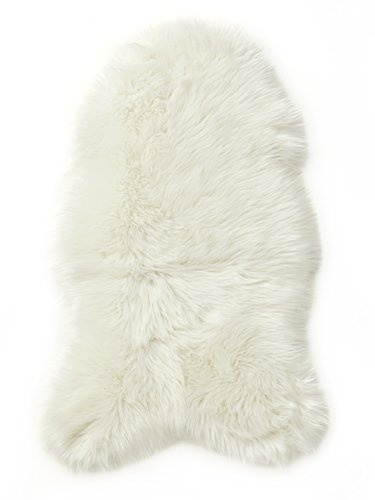 VERTBAUDET Tapis Effet Peau de Mouton Blanc TU