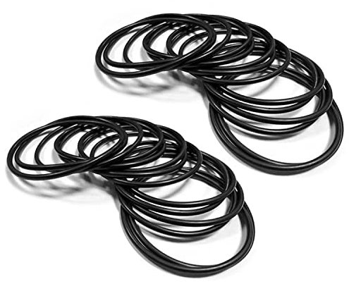 Othmro Lot de 20 Joints Toriques en Caoutchouc Nitrile - Joints Universels d'Étanchéité pour Porte, Fenêtre, Roulement, Pompe