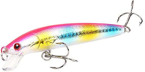 HshDUti Angelköder Elritze Crankbait künstliche harte Köder Ente Schwimmköder schwimmende Köder schwimmende Glide Köder lebensecht Forelle Karpfen Hecht Barsch Angelköder 5#
