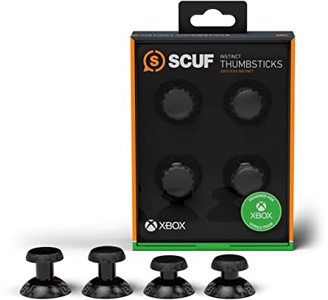 SCUF Instinct Pacchetto da 4 analogici intercambiabili, joystick sostitutivi solo per il controller ad alte prestazioni Instinct Pro per Xbox Series X|S - Nero